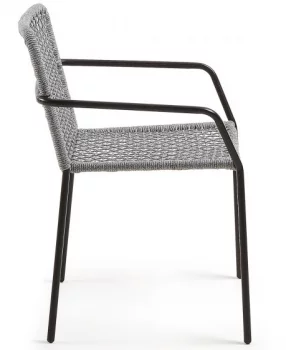 Стул с подлокотниками Boomer 60X56X80 CM серый