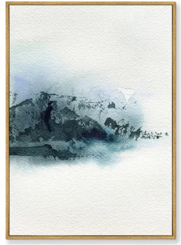Постер на холсте Lonely mountain in a Snowstorm 75X105 CM