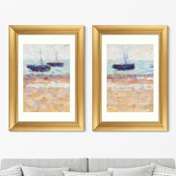 Диптих Boats at Grandcamp 51X71 / 51X71 CM