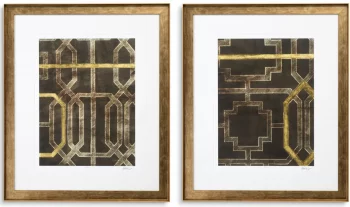 Композиция из двух постеров Trellis Pattern by Ethan Harper 79X94 / 79X94 CM