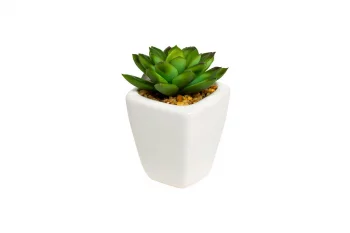 Искусственный суккулент в керамическом горшке 7X5X9 CM