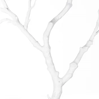 Искусственная веточка белая 44X13X100 CM