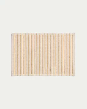 Хлопковый коврик для ванной Merade с жёлтыми полосками 50X80 CM