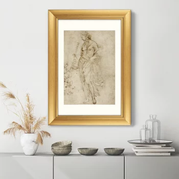 Постер Female Figure with a Tibia 51X71 CM