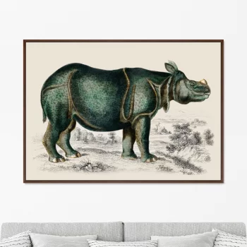 Постер Rhinoceros 105X75 CM