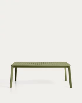 Раскладной алюминиевый стол Brela зеленый 205X287X100 CM