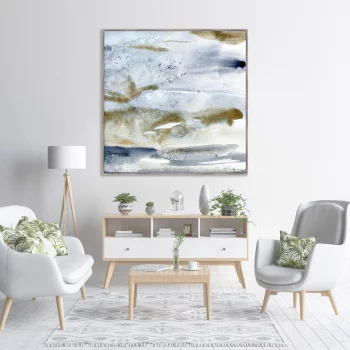 Репродукция на холсте Ocean after a thunderstorm 105X105 CM