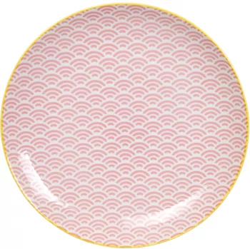 Тарелка Star/Wave Rim Ø26 CM желто розовая