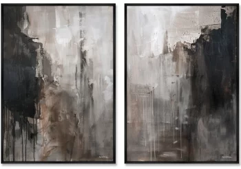 Композиция из двух репродукций картин на холсте Towards Enlightenment 75X105 / 75X105 CM