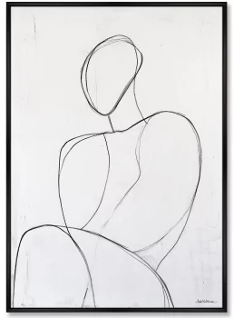 Композиция из двух репродукций картин на холсте Graceful Lines 75X105 / 75X105 CM