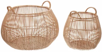 Набор из 2 корзин Daya 31X31X33 / 47X47X36 CM