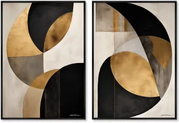 Набор из двух постеров на холсте Hemispherical Сrab 75X105 / 75X105 CM