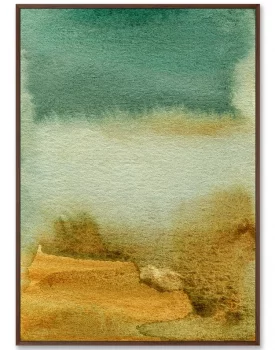 Репродукция на холсте Water eadge at the river bank 75X105 CM