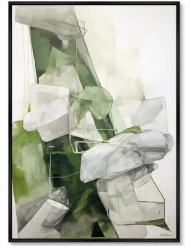 Постер на холсте Space of Emeralds 75X105 CM