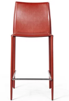 Стул полубарный Rolf 45X49X99 CM красный