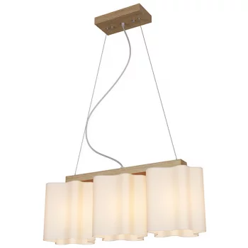 Подвесная люстра Nubi Legno 54X20X40 CM