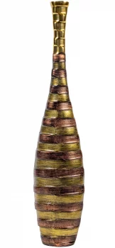 Ваза металлическая Stripes 18X18X82 CM