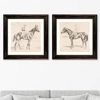 Диптих Two riders 61X61 / 61X61 CM