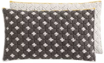 Декоративная подушка Silai Cushion 60X35 CM черно-белая
