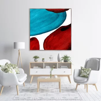 Постер на холсте Forms and colors 105X105 CM