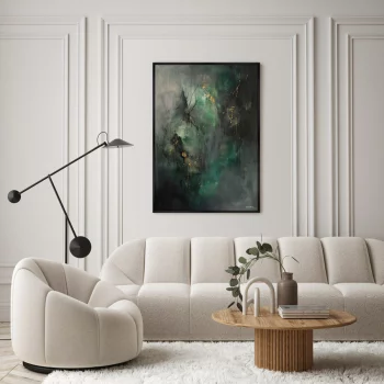 Репродукция картины на холсте The Large Magellanic Cloud Galaxy 75X105 CM