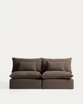 Трёхместный модульный диван Anarela с чехлом 220X107X64 CM