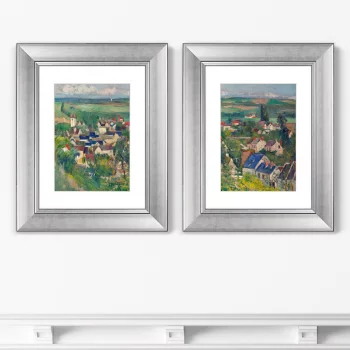 Диптих Auvers Panoramic View 41X51 / 41X51 CM