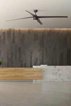 Потолочный вентилятор Attos LED коричневый 213X43 CM