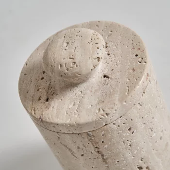 Ёмкость для хранения из травертина Motrus 10X10X15 CM
