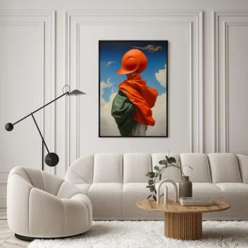 Постер на холсте Homo novus 75X105 CM