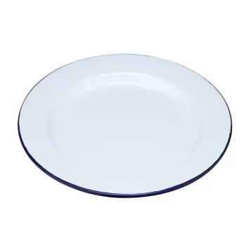 Тарелка d 26 см h2,3 см Blue Rim эмалированая сталь SUNNEX [1]