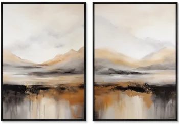 Набор из двух постеров на холсте Landscape collection 75X105 / 75X105 CM