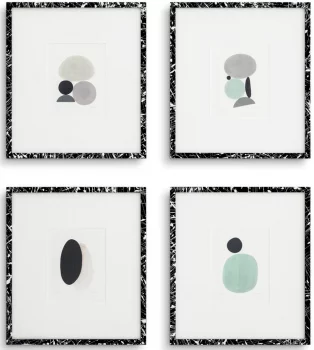 Набор из четырёх постеров Artworks by Valentina Ravagni 53X59 / 53X59 / 53X59 / 53X59 CM