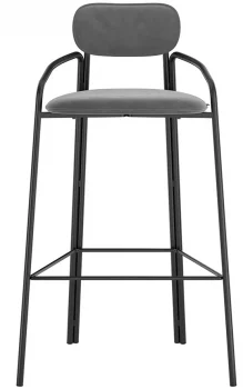 Стул барный Ror 62X51X97 CM серый
