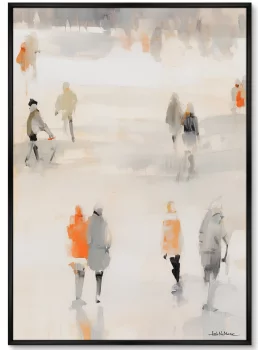 Постер на холсте Winter etude 75X105 CM