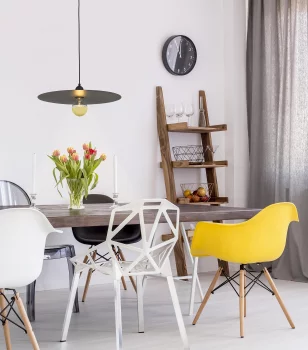 Подвесной светильник Plat 50X50X15 CM чёрного цвета