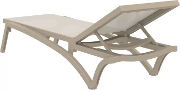 Шезлонг-лежак Pacific 193X68X35 CM бежевый