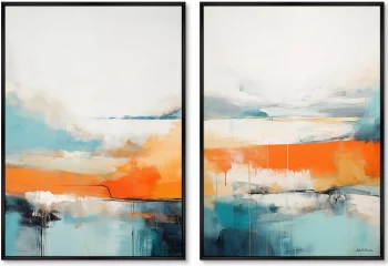 Набор из двух постеров на холсте Landscape Collection 75X105 / 75X105 CM