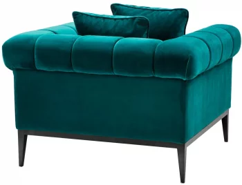 Кресло Aurelio 102X98X69 CM цвета зеленой морской волны