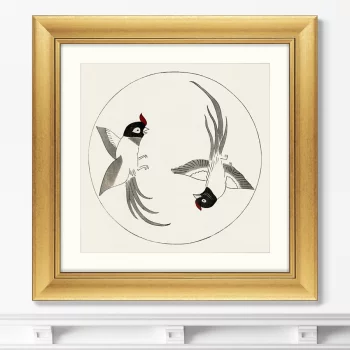 Постер Japanese vintage woodblock print 61X61 CM