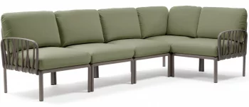 Диван садовый с подушками Komodo 294X154X88 CM