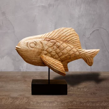 Декор из манго Fish 38X50X20 CM