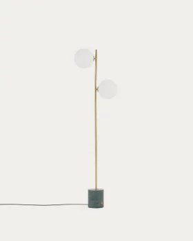 Напольный светильник Lonela из мрамора с зелёной отделкой 19.5X44X161 CM