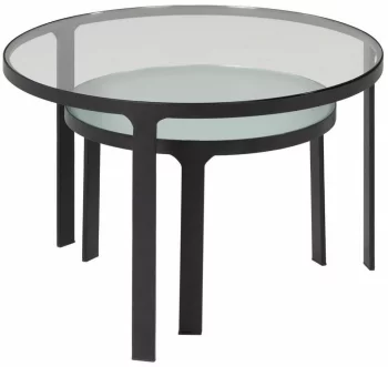 Комплект из двух столиков Oni 50X50X33 / 70X70X43 CM