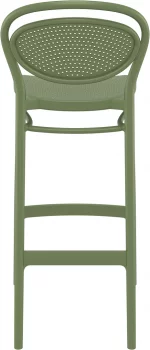 Пластиковый барный стул Marcel Bar 45X52X106 CM зелёный