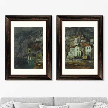 Диптих View of Amalfi 51X71 / 51X71 CM