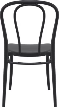 Стул пластиковый Victor 42X55X58 CM чёрный
