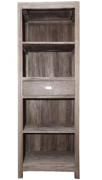 Шкаф книжный из тика Bermuda 65X45X180 CM