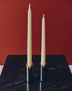 Набор из 2 подсвечников Nirela 4X4X11 CM