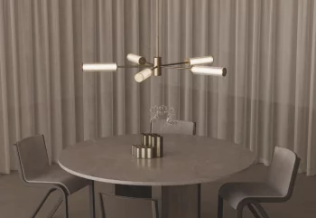 Люстра Ison 5L состаренное золото 110X116 CM